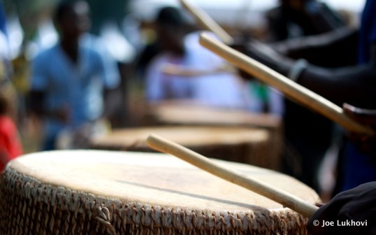 drum beating